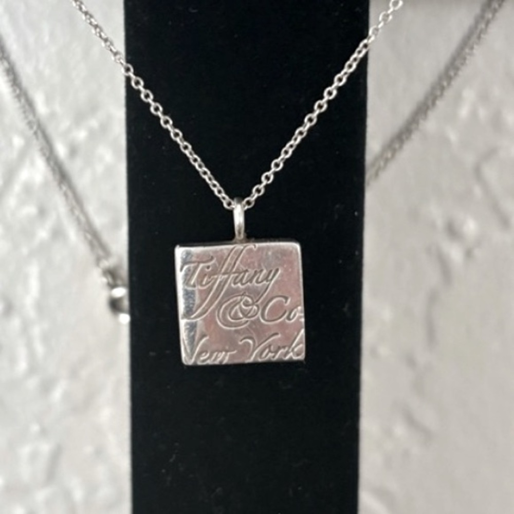 **SOLD** Tiffany & Co. Square Pendant Necklace